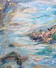  Original ABSTRACT ACRYLIC