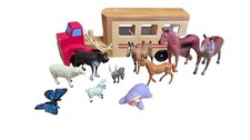 Wooden Toy Horsebox And Animals