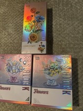 Three Sets Of Flowers building Blocks