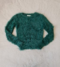 Zara Women's Green Fluffy
