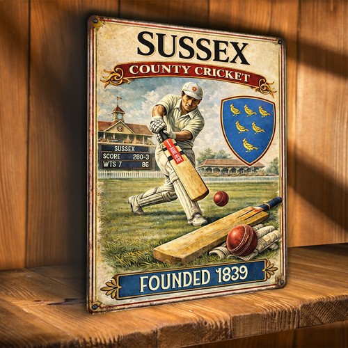 Personalised sussex cricket - personalised,