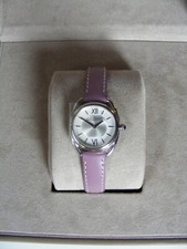 Saint Honore Purple Leather Strap Watch Charisma 7210261AIN-PUR NEW