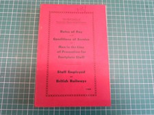 ASLEF RATES OF PAY & CONDITIONS OF SERVICE BRITISH RAILWAYS STAFF 1964