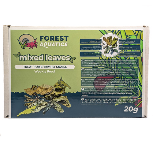 Mixed leaves cherry shrimp - cherry,