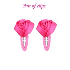 Baby Girls kids hair bud clip pony snap Hair Bows small cute hair clip School