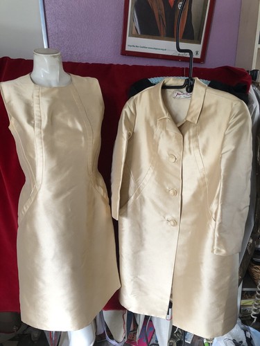 Vintage 60s dress - dress, coat
