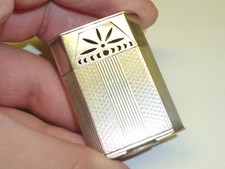 French Solid Silver Jewellers Pocket Lighter - Feuerzeug - 1930/40 - Very Rare