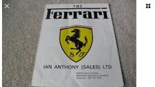 MID 1970'S FERRARI RANGE BROCHURE 365 BB 365 GT4 308 GT4 308 GTB