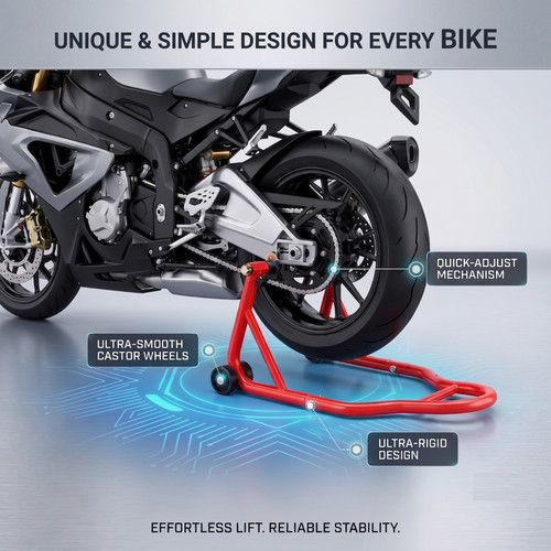 Motorcycle rear paddock stand - paddock,