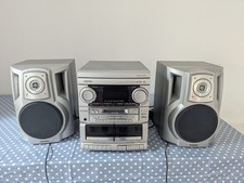 Aiwa XR-H220 MD HiFi System with Speakers, CD Cassettes radio & minidisc