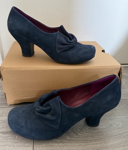 Hotter donna navy - navy, suede