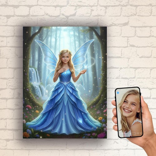 Personalized blue fairy - personalized,