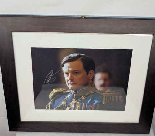 Colin firth hand signed photo - firth,