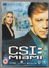 CSI Miami Season 5 - Part 2 3 DVD BOXSET POSTED 48 HOURS TRACKED