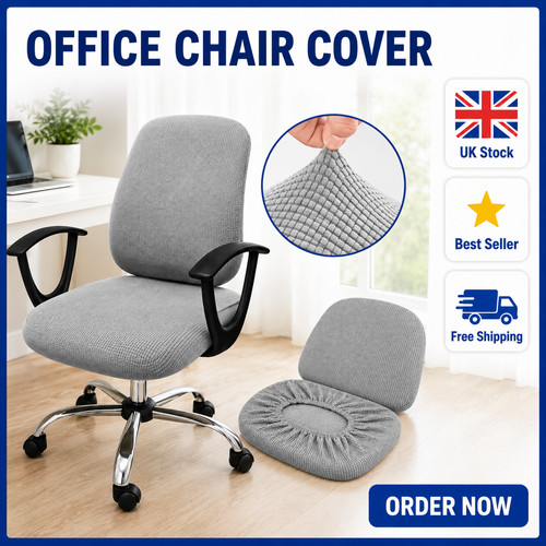 Office split chair cover - split,