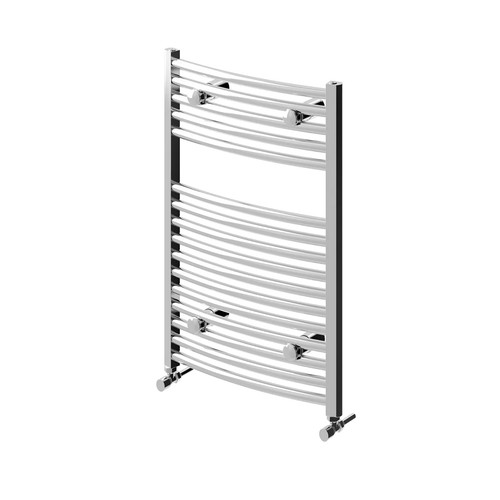 Bathroom chrome curved - chrome,