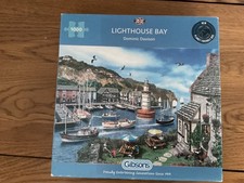 GIBSONS 1000 PIECE JIGSAW LIGHTHOUSE BAY BY DOMINIC DAVISON COMPLETE