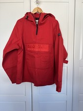 Napapijri Mens Red Quarter Zip