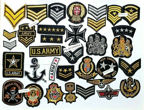 Embroidered military army nasa - military,