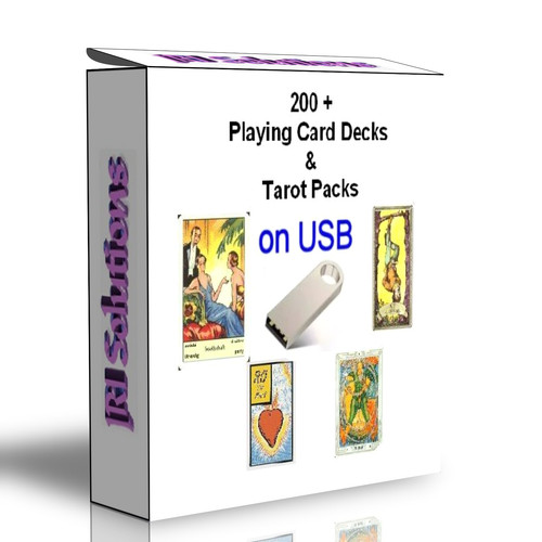 Vintage tarot cards - cards, 200+packs