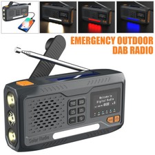 Portable DAB FM Hand Crank