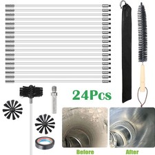 24x Flexible Chimney Sweep Set