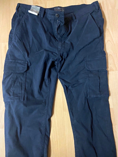 Men dark navy stretch - m&s,