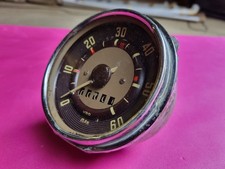 NOS VW Type 2 Splitscreen Bus Bulli Barndoor Deluxe VDO MPH speedometer speedo