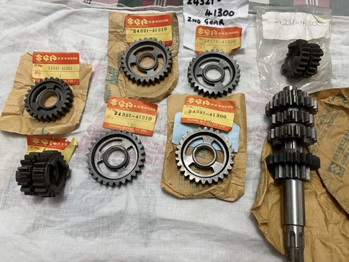 Suzuki 125 gearbox parts - rm, to