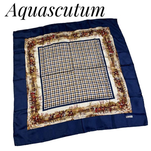 Aquascutum vintage silk - silk, scarf