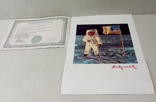 Andy warhol signed moonwalk - andy,