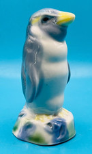 Vintage WADE Blue Penguin Spirit Decanter/Figure with stopper 10cm high VGC