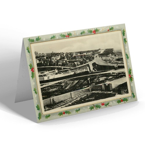 Xmas notelet vintage - -,