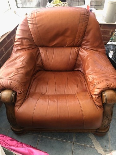 Leather armchair - leather,
