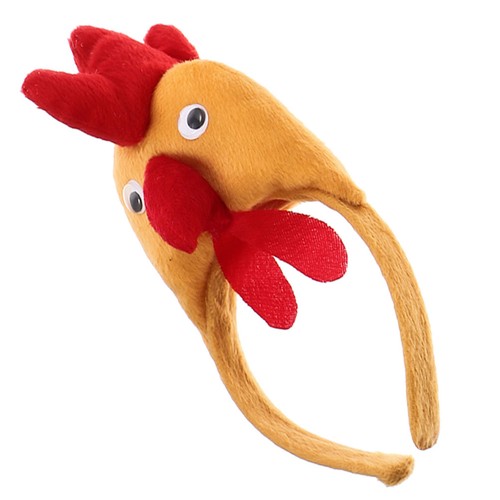 Easter rooster headdress brown - easter,