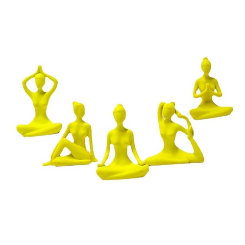Yoga figure resin - figure,