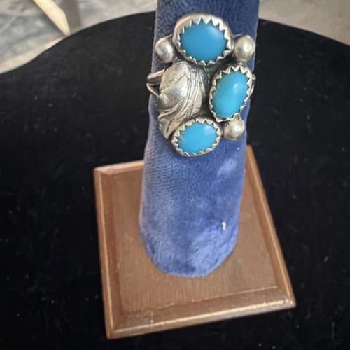 Sterling silver ring turquoise - sterling,