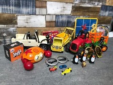 Bundle Of Assorted Toys Skip Lorry, Wind-Up Penguins, Jeep, Glasses, Jenga More 