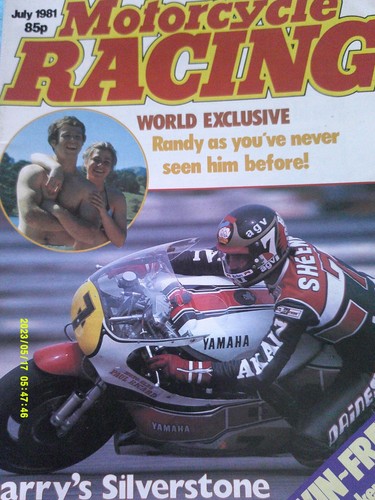 Motorcycle racing randy - 7/81,