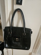 Brand  Jigsaw  Leather Handbag Black