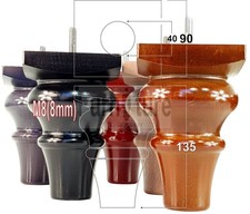 4 Replacement Legs Solid Wood