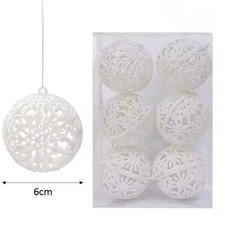 6PCS Christmas Glitter Balls