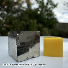 Pyrite crystal cube - fools