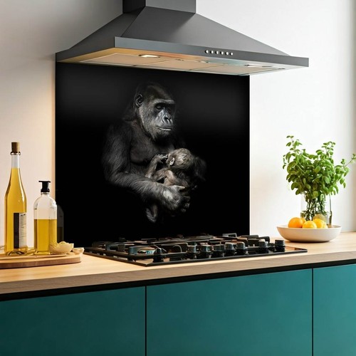 Printed glass kitchen - printed,