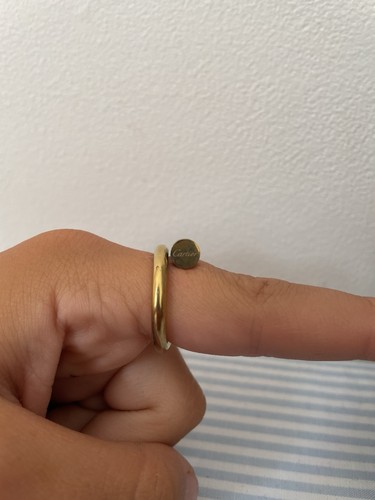 Cartier signed 9ct yellow gold - cartier,