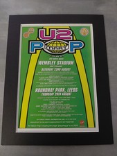 U2 Original Advert Pop Tour