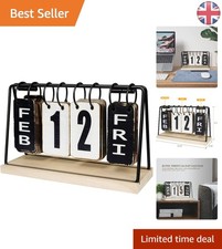 Rustic Perpetual Desk Calendar