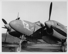 P38 LIGHTNING AT MOUNT FARM - original aircraft photo