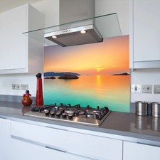 Sunset view toughened - sunset, glass