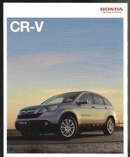 Honda CR-V 2006-2008 UK Market Sales Brochure 2.0i VTEC & 2.2 CTDi EX, SE, ES
